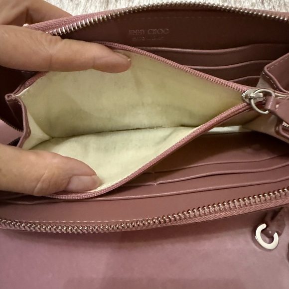 Authentic Jimmy Choo Mauve Wallet with Silver Star Accents - Picture 10 of 10